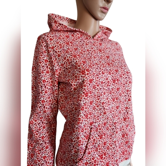 Cat & Jack Floral Hoodie Sweatshirt - Picture 3 of 9